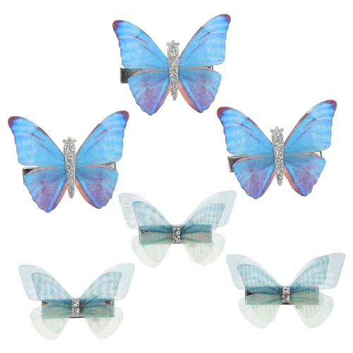 ARTSEWPLY 6pcs Mädchen Schmetterlingshaarklammern Kinder Haare Barrettes Stylische Haarklammern Süße Haarzubehör Für Kleine Mädchenpartys Täglich Uns von ARTSEWPLY