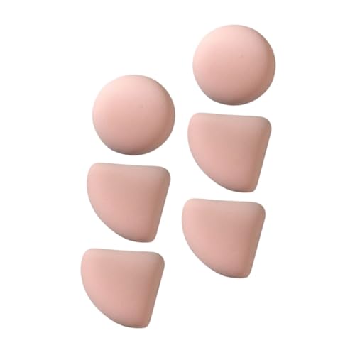 ARTSEWPLY 6stücke Puderquasten Für Damen Make-up-zubehör Hochwertigem Pva-material Geschmeidige Puderquasten Kompakte Einfach Zu Verwenden Leicht Zu Verstauen von ARTSEWPLY