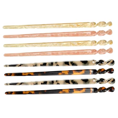 ARTSEWPLY 8 Stück Teiliges Chinesischer Haarnadeln aus Langlebigem Acetat Schildpatt Design Lange Haarstäbchen für Duttfrisuren Vielseitiges Stylingzubehör für Damen bei Alltag und von ARTSEWPLY