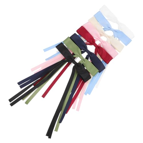 ARTSEWPLY 8 Stück Teiliges Damen Haarklammern mit Satin Schleifen Bunte Haarschmuck Accessoires für Dünnes Haar Vielseitig Verwendbar für Geburtstagsfeiern Hochzeiten und Besondere Anlässe von ARTSEWPLY