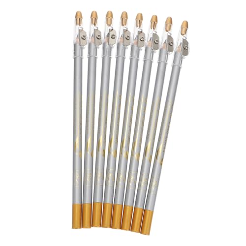 ARTSEWPLY 8 Stück Wasserdichter Eyeliner Augenbrauenstift mit Anspitzer Wasser Schweißfest Smudge Natürliches Finish Tragbar für Präzises Make up und Einfache Anwendung von ARTSEWPLY