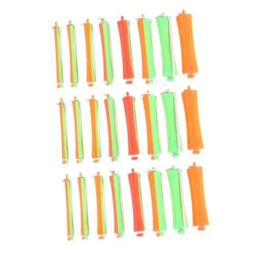 ARTSEWPLY 80 Stück Teiliges Haarwickler Flexstäbe für Cold Wave Multifunktionale Rutschfeste Lockenstäbe mit Schwamm Bunte Dauerwellenwickler für Damen und Mädchen Schonendes Styling Hitze von ARTSEWPLY