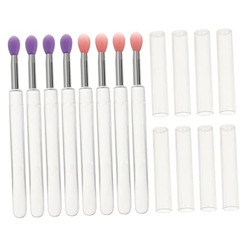 ARTSEWPLY 8stücke Silikon Make-up Applikator Für Lidschatten Und Lippenstift Mit Deckel Leicht Und Hautfreundlich Für Täglichen Gebrauch von ARTSEWPLY