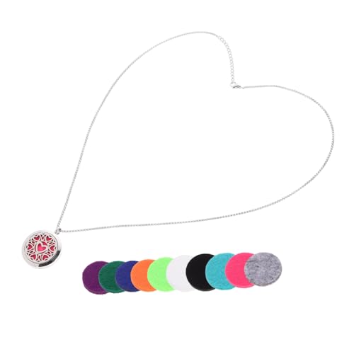 ARTSEWPLY Aromatherapie Halskette mit Diffuser Anhänger und Nachfüllpads Leichter Damen Schmuck für Ätherische Öle Stilvoller Modeschmuck zur Dufttherapie und Besonderen Anlässen von ARTSEWPLY