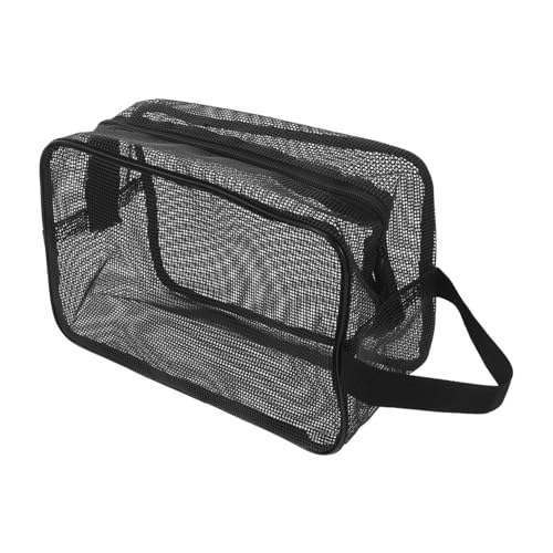 ARTSEWPLY Atmungsaktive Mesh Waschbeutel für Herren Langlebige Handtasche mit Großem Stauraum für Reisen Camping Fitness Effiziente Organisation Persönlicher Pflegeutensilien von ARTSEWPLY
