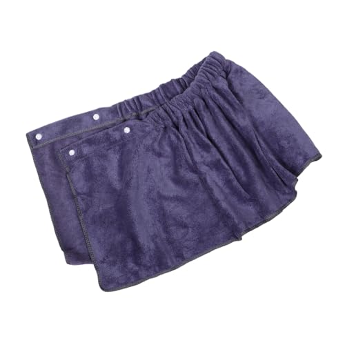 ARTSEWPLY Badetuchhose Handtuchshorts Badetuchrock Poolhandtuchwickel Baderock-wickel Badetuchwickel Handtuchhose Bade-duschwickel Baderock Für Herren Kurze Spa-hose Grey Korallenvlies von ARTSEWPLY