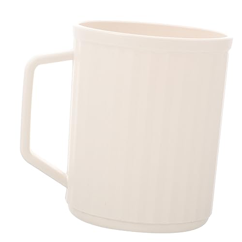 ARTSEWPLY Badezimmer Zahnputzbecher aus Robustem Kunststoff Großes Fassungsvermögen rutschfest und Bruchsicher Wiederverwendbarer Becher für Zahnbürsten und Mundspülung für Wiederverwendbar von ARTSEWPLY