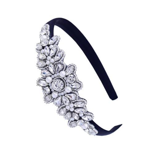ARTSEWPLY Barock Wasserstrahl Haarreif Damen Glänzend Eleganter Haarschmuck für Mädchen Leichtes Vielseitiges Stirnband für Festliche Anlässe und Alltagsdekoration von ARTSEWPLY