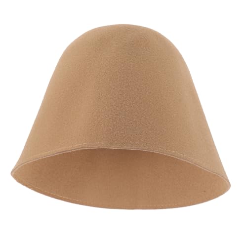 ARTSEWPLY Felt Sauna Hut Absorbierender Wollfilz-badehut Für Sauna Und Dampfbad Hält Kopf Kühl Und Trocken Komfortable Kopfbedeckung Für Damen Und Herren Für Langes Haar Und Entspannung von ARTSEWPLY