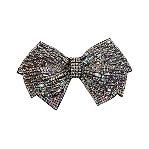ARTSEWPLY Bowknot Haarklammer mit Funkelnden Strasssteinen Federleichter Frühlingsclip für Damen Dekorativer Haarschmuck für Alltag Festliche Anlässe und Hochzeiten von ARTSEWPLY