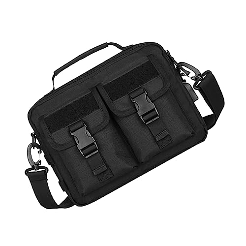 ARTSEWPLY Camping -Fischereipaket Sporttasche Angelsack Angreifer Organisator Ködertasche Dienstprogramm angehen Aufbewahrungstaschen für Angelgeräte Angel-Organizer-Tasche Polyester Schwarz von ARTSEWPLY