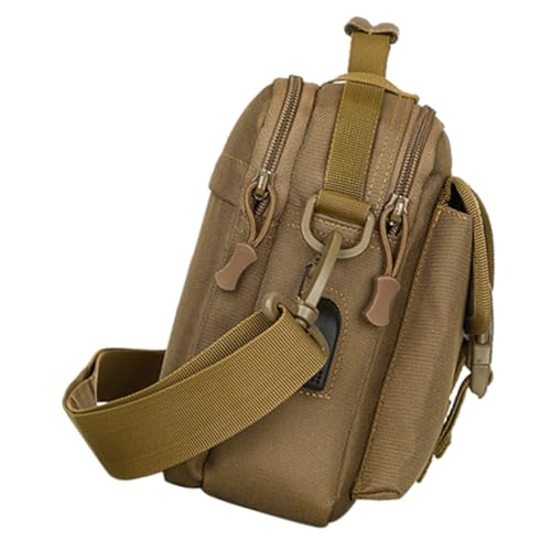 ARTSEWPLY Camping Angeltasche Herren Umhängetasche Reißfest Wasserabweisend mit Mehreren Fächern Organizer für Angelgerät für Outdoor Aktivitäten Z.B Wandern von ARTSEWPLY