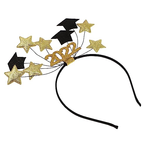 ARTSEWPLY Doktorhut Stirnband Mini Abschlusskappe Haarreif Für Graduierung Chic Haarschmuck Für Abschlussfeier Stylisches Accessoire Für Erwachsene Dekoration Für Unvergessliche Momente von ARTSEWPLY