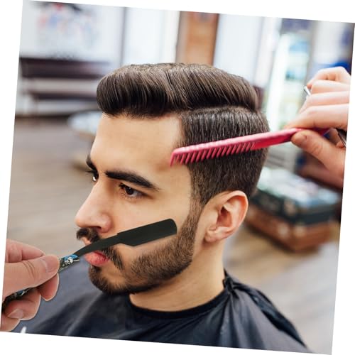 ARTSEWPLY Edelstahl Haarschneide Rasierer Manuell Langlebig Profi Haar Dünnungsmesser Barber Rasiermesser Friseurbedarf Schwarz für Barbershop und Zuhause von ARTSEWPLY
