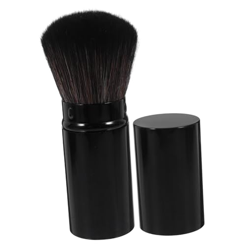 ARTSEWPLY Einziehbarer Großer Rougepinsel Kompakt Weich Dichte Borsten Gleichmäßiges Auftragen Tragbar Damen Make Up Pinsel für Puder Reise Geeignet von ARTSEWPLY