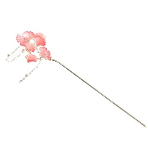 ARTSEWPLY Eleganter Haarstab Damen Ginkgo Haarschmuck mit Quaste Stabiler Haarschieber für Dutt und Dickes Haar Minimalistisches Design Leicht zu Tragen Geeignet für Hochzeit und Alltag von ARTSEWPLY