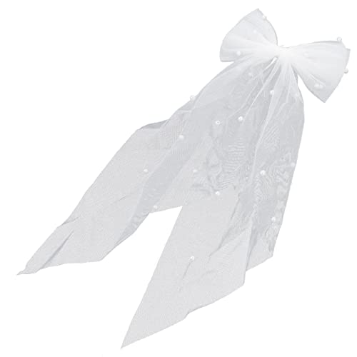 ARTSEWPLY Eleganter Perlen Bogen Haarclip mit Ripsband Braut Haarschmuck Geeignet für Hochzeiten und Besondere Anlässe für Damen und Mädchen Alters ARTSEWPLY Eleganter Perlen Bogen Haarclip mit Ripsband Braut Haarschmuck Geeignet für Hochzeiten und Besondere Anlässe für Damen und Mädchen Alters von ARTSEWPLY