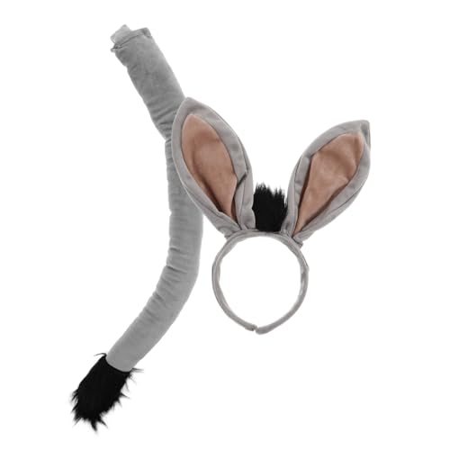 ARTSEWPLY Esel Kostüm Set mit Ohr Haarreif und Süßes Tier Cosplay Zubehör für Vielseitig für Halloween Karneval Geburtstag Weihnachts und Osterfeiern Geeignet ARTSEWPLY Esel Kostüm Set mit Ohr Haarreif und Süßes Tier Cosplay Zubehör für Vielseitig für Halloween Karneval Geburtstag Weihnachts und Osterfeiern Geeignet von ARTSEWPLY