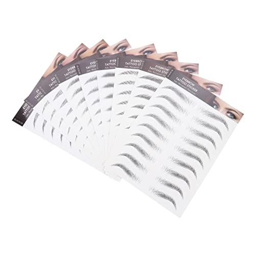 ARTSEWPLY 9blätter Augenbrauenaufkleber Temporär Ähnlich Gefälscht Tattoos Aufkleber Für Augenbrauen Imitation Kosmetik von ARTSEWPLY