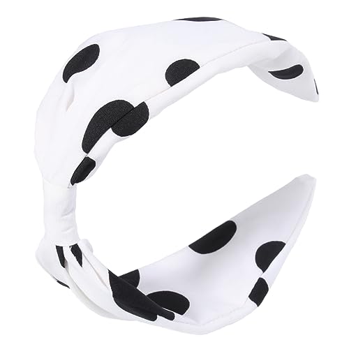 ARTSEWPLY Fashion Haarreif mit Knotendesign Breiter Wellen Punkt Haarreifen für Damen und Mädchen Modisches Haaraccessoire in Stabiler und Eleganter Look Vielseitig Kombinierbar für Alltag von ARTSEWPLY