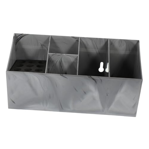 ARTSEWPLY Friseurscherenhalter aus Acryl Praktischer Haarwerkzeug Organizer mit Großer Kapazität Langlebig Bruchfest rutschfest für Friseursalons und Heimgebrauch Wandmontierbar Marmor von ARTSEWPLY