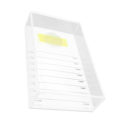 ARTSEWPLY Grafting Eyelash Storage Box mit Deckel Transparente Acryl Aufbewahrungsbox für Falsche Wimpern Staubdicht Langlebig Praktischer Organizer für Wimpernverlängerung und von ARTSEWPLY