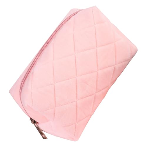 ARTSEWPLY Große Federmappe mit Großer Kapazität Multifunktionale Kosmetiktasche und Stifttasche Weiches Material Niedliches Design in Rosa für Schule Reisen und Tägliche Aufbewahrung von ARTSEWPLY