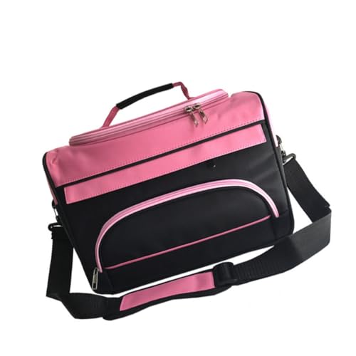 ARTSEWPLY Große Kapazität Kosmetiktasche aus Canvas Tragbarer Multifunktionaler Schminkkoffer mit Schultergurt für Damen und Friseure Perfekter Organizer für Make Up und Beauty Tools von ARTSEWPLY