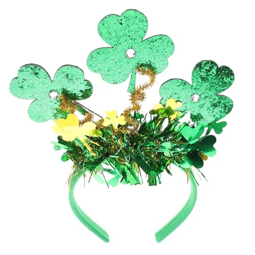 ARTSEWPLY Grüner St Patrick S Day Haarreif mit Kleeblatt und Tassel Leichter Irischer Party kopfschmuck für Frauen Einzigartiges Design für Festtagsfeiern und Irische Partys von ARTSEWPLY