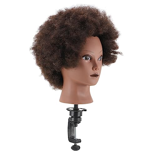 ARTSEWPLY Haar-übungskopf Mannequinkopf Perückenkopf Trainings-manikinkopf Für Friseur Salon Mit Menschenhaarähnlicher Textur Für Haare Stylen Trimm Men Kopf von ARTSEWPLY