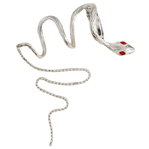 ARTSEWPLY Haarklammer Langes Haar Schlangen Design mit Ketten Verzierung Leichter Tassel Hair Clip für Ponytail und Vielseitigen Haarschmuck Geeignet für Partys und Alltag Damen Accessoire von ARTSEWPLY