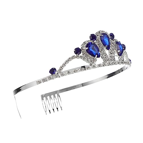 ARTSEWPLY Haarreif Tiara mit Schimmernden Strasssteinen Festliche Wasser Krone für Braut und Damen Stilvolles Kopfschmuck Accessoire für Hochzeit Geburtstag von ARTSEWPLY