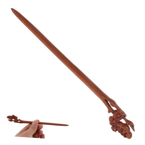 ARTSEWPLY Haarschmuck Haarnadel aus Pfirsichholz Leichtes Handliches Haarstäbchen für Frauen Geeignet für Lange Haare Retro Stil Hält Dutt und Lockige Frisuren Sicher und Elegant von ARTSEWPLY