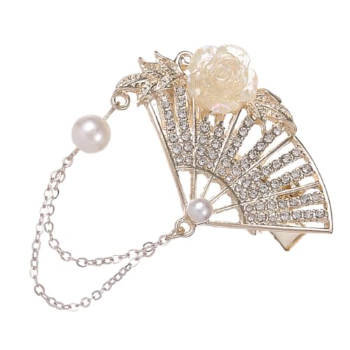 ARTSEWPLY Haarspange Fächerförmig Chinesische Damen-haarspange Traditionelles Haar-accessoire Mit Quaste Für Hochzeit Party Und Cosplay von ARTSEWPLY