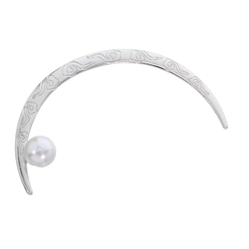 ARTSEWPLY Halbmond Haarnadel mit Perle Damen Haargabel aus Metall Retro Haarschmuck für Alltag Party Hochzeit Stabiles Haarstab Styling Tool Leicht und Langlebig von ARTSEWPLY