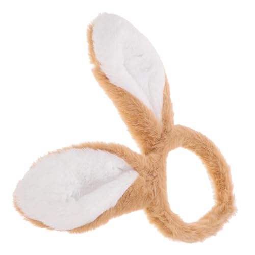ARTSEWPLY Hasenohren Stirnband Hasenohren Stirnbänder Frauen Erwachsene Weiß Und Hasenohr Stirnband Kaninchen Haarreifen Hasen Hasenkram Hasenohr Diademe Cartoon Kaninchen Haarbänder Khaki von ARTSEWPLY