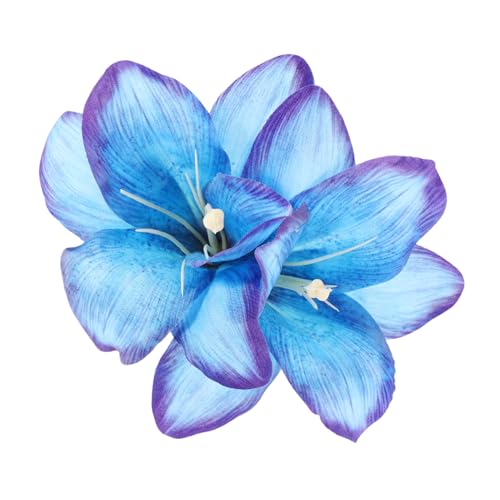 ARTSEWPLY Hawaiian Haarspange mit Künstlicher Lilienblume Boho Haarschmuck für Frauen Leichter Blumen Haarklammer für Strand Hochzeit Party und Sommer Luau Vielseitig Einsetzbar von ARTSEWPLY