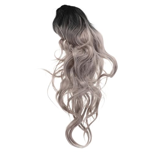 ARTSEWPLY Heat Resistant Gradient Grey Wig für Damen Lange Gewellte Lockige Synthetische Perücke mit Mittigem Scheitel Wiederverwendbar für Alltag Party Halloween und Cosplay ARTSEWPLY Heat Resistant Gradient Grey Wig für Damen Lange Gewellte Lockige Synthetische Perücke mit Mittigem Scheitel Wiederverwendbar für Alltag Party Halloween und Cosplay von ARTSEWPLY