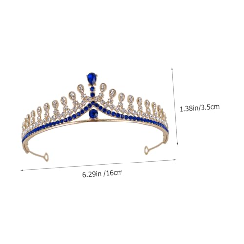 ARTSEWPLY Hochzeit Brautkrone mit Strasssteinen Filigraner Haarschmuck für Damen und Mädchen Bequeme Prinzessin Tiara für Festliche Anlässe Wie Geburtstag Party und Hochzeit Leichtes Design von ARTSEWPLY