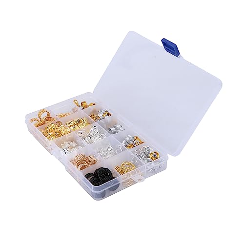 ARTSEWPLY Hollow Out Dreadlocks Set Metal Haarringe für Zöpfe Haarschmuck Zubehör für und Männer Dekorative Haarperlen Langlebig und Rostfrei für Festivals und Partys von ARTSEWPLY