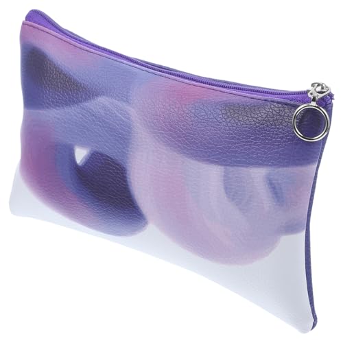 ARTSEWPLY Kleiner Make up Beutel mit Reißverschluss Tragbare Kosmetiktasche und Handytasche Multifunktionaler Geldbeutel für Damen Kompakt und Leicht für Reisen und Alltag Farbverlauf von ARTSEWPLY