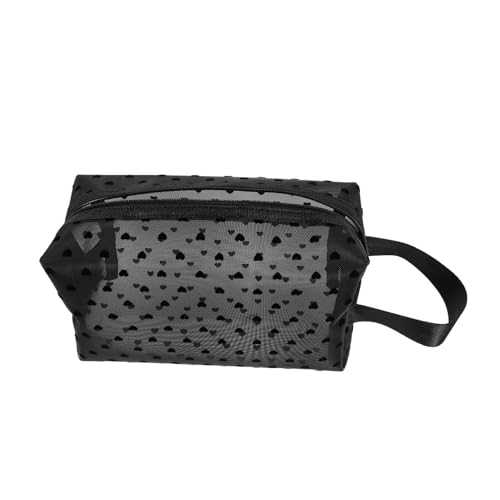 ARTSEWPLY Kosmetiktasche Tragbare Make Up Tasche aus Nylon Netz Große Aufbewahrungstasche für Damen Transparentes Design für Reisen mit Reißverschluss und Praktischem Zugang ARTSEWPLY Kosmetiktasche Tragbare Make Up Tasche aus Nylon Netz Große Aufbewahrungstasche für Damen Transparentes Design für Reisen mit Reißverschluss und Praktischem Zugang von ARTSEWPLY