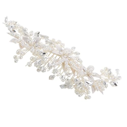 ARTSEWPLY Eleganter Haarkamm Mit Perlen Und Kristallen Für Hochzeiten Brautschmuck Und Festliche Anlässe Dekoratives Haaraccessoire Mit Floralen Akzenten Für Braut Und Brautjungfern von ARTSEWPLY