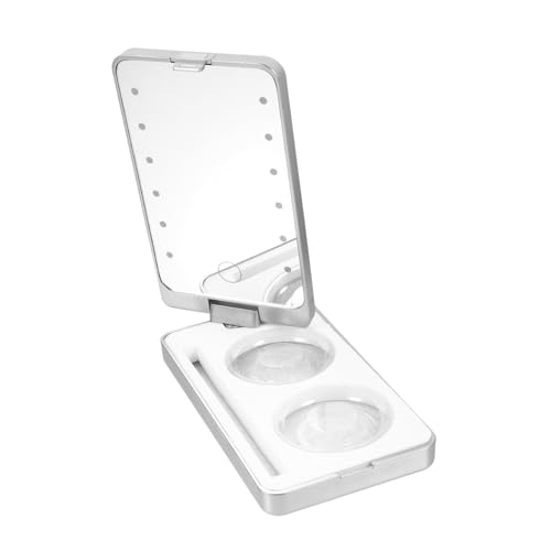 ARTSEWPLY Led Wimpern-aufbewahrungsbox Mit Spiegel Tragbarer Makeup-organizer Für Falsche Wimpern Für Reisen Und Beauty-anwendungen Aus Langlebigem Kunststoff von ARTSEWPLY