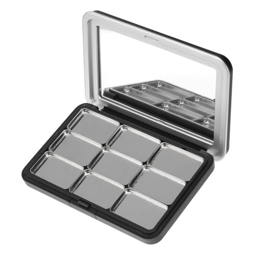 ARTSEWPLY Mattschwarze Magnetische Make Up Aufbewahrungsbox Leerer Kompakter Lidschatten und Lippenstift Organizer DIY Schminkpalette für Zuhause und Reisen Praktische Kosmetische von ARTSEWPLY
