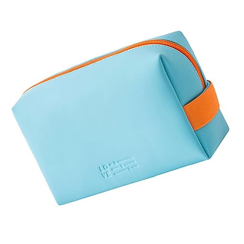 ARTSEWPLY Mini Kosmetiktasche Damen Leichtes PU Material Große Kapazität Tragbare Makeup Tasche für Reisen Urlaub Business Gym Camping von ARTSEWPLY