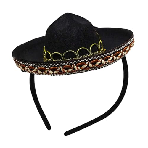 ARTSEWPLY Mini-haarreifen Mexiko-stirnband Dekorativer Kopfschmuck Karnevals-haarbänder Foto-requisiten Party Favors Supplies Für Maskenbälle Kostümpartys Konzerte Mexiko-partys Und Bälle von ARTSEWPLY