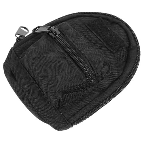 ARTSEWPLY Mini Ohrhörer Tasche mit Schlüsselanhänger Vielseitige Münzbörse aus Strapazierfähigem Canvas und Aluminiumlegierung Kompakte Aufbewahrung für Ohrhörer Münzen und Karten Leicht von ARTSEWPLY