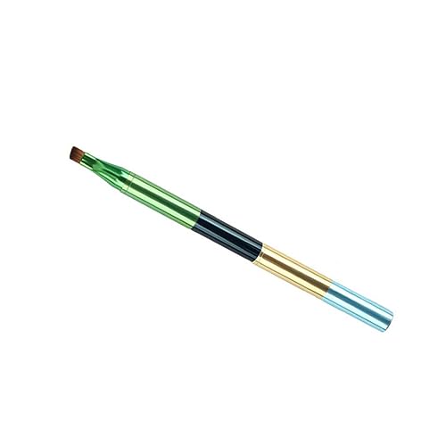 ARTSEWPLY Multifunktionaler Make up Pinsel mit Metallgriff Tragbarer Abnehmbarer Kosmetikpinsel für Augenbrauen Lidschatten und Lippen Nylonborsten Platzsparend und Vielseitig Einsetzbar von ARTSEWPLY