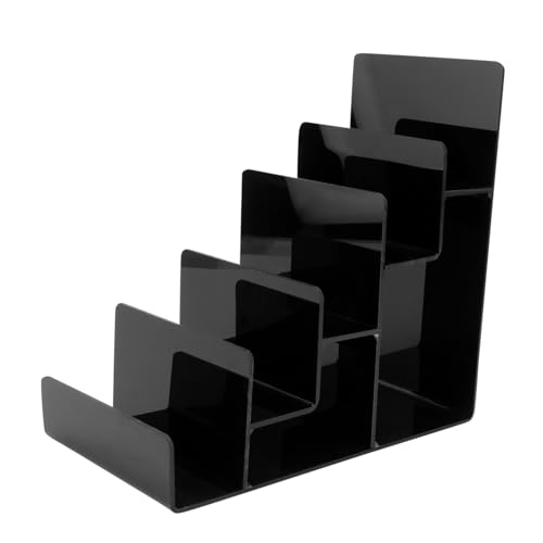 ARTSEWPLY Multilayer Kosmetik Organizer Aufbewahrungsregal Schminkbehälter Schwarz Praktischer Make Up Ständer für Zuhause Büro Bad von ARTSEWPLY